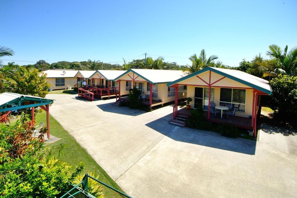 Dolphin Sands Holiday Cabins Coffs Harbour Rum bild